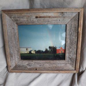 RUSTIC FARMHOUSE CHIC PICTURE FRAME